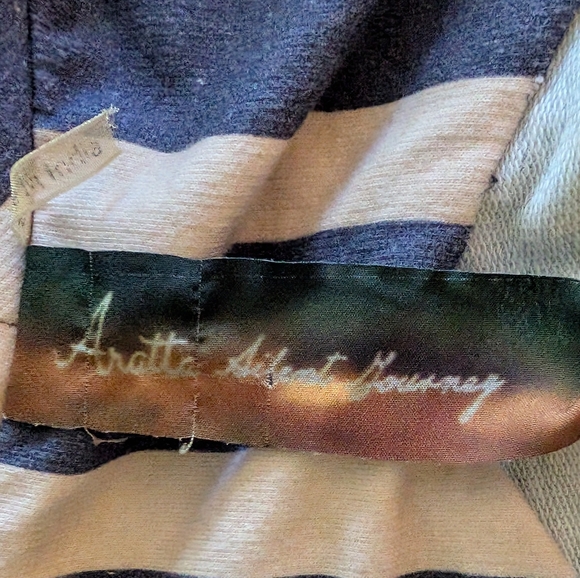 Anthropologie Aratta Silent Journey Crafted Embroidered Oversized Jacket Stripes - Picture 12 of 16